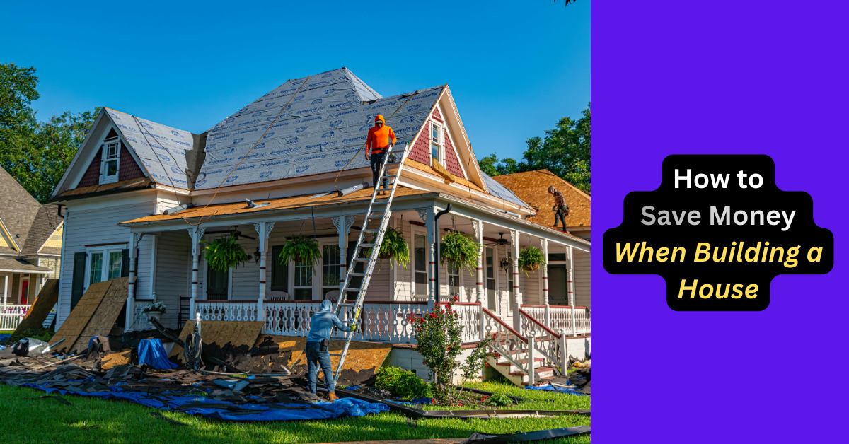 A beautiful house and a man with stair