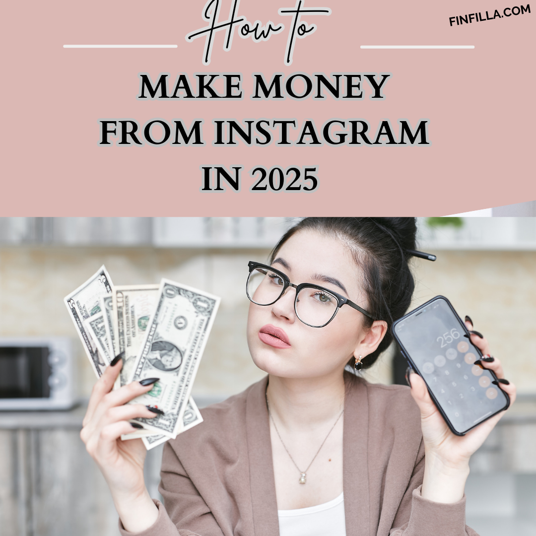 A girl has money in her left hand and a phone in her right hand